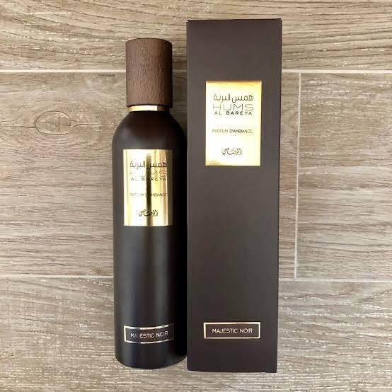 Rasasi Hums Al Bareya Majestic Noir Parfum D'Ambiance Air Freshner - 250ml