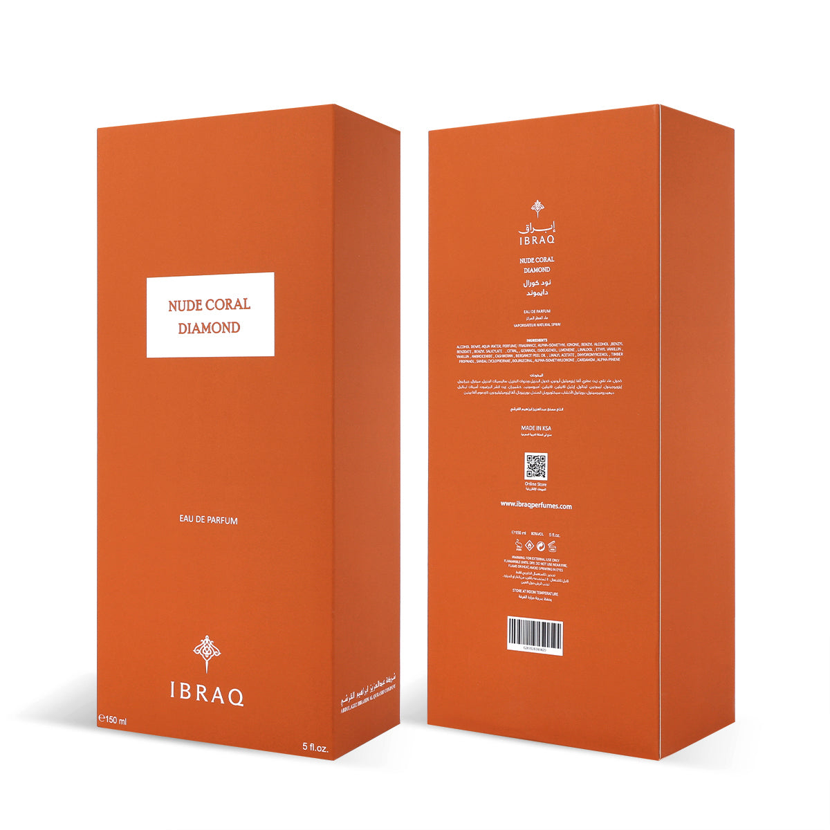 Ibraheem Al Qurashi Ibraq Nude Coral Diamond 150ml