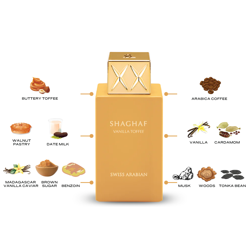 Swiss Arabian Shaghaf Vanilla Toffee